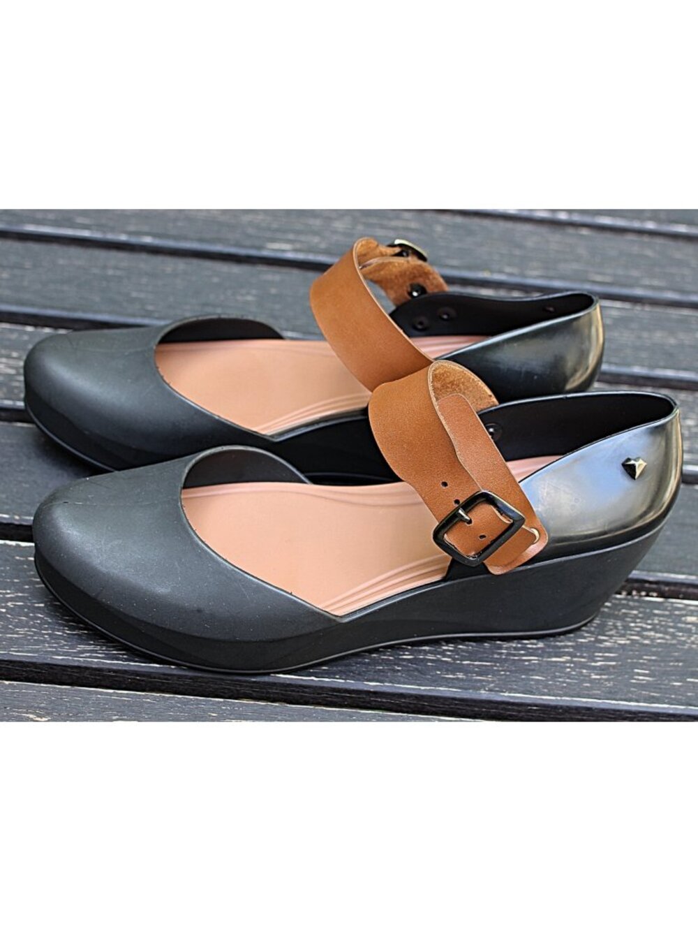 NEW - LAIS ROMANI Designer Rubberized Comfort Clogs - Melissa-Type, sz 10